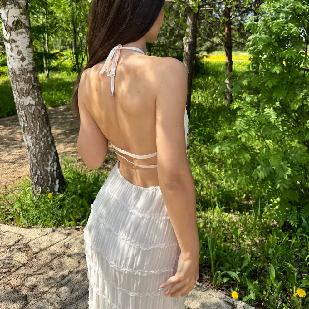Alboréa | Vestido Halter Etéreo