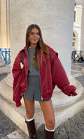 Jacqueline | Chaqueta de Cuero Oversize