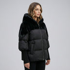 MARCELINA™║Chaqueta de plumas elegante